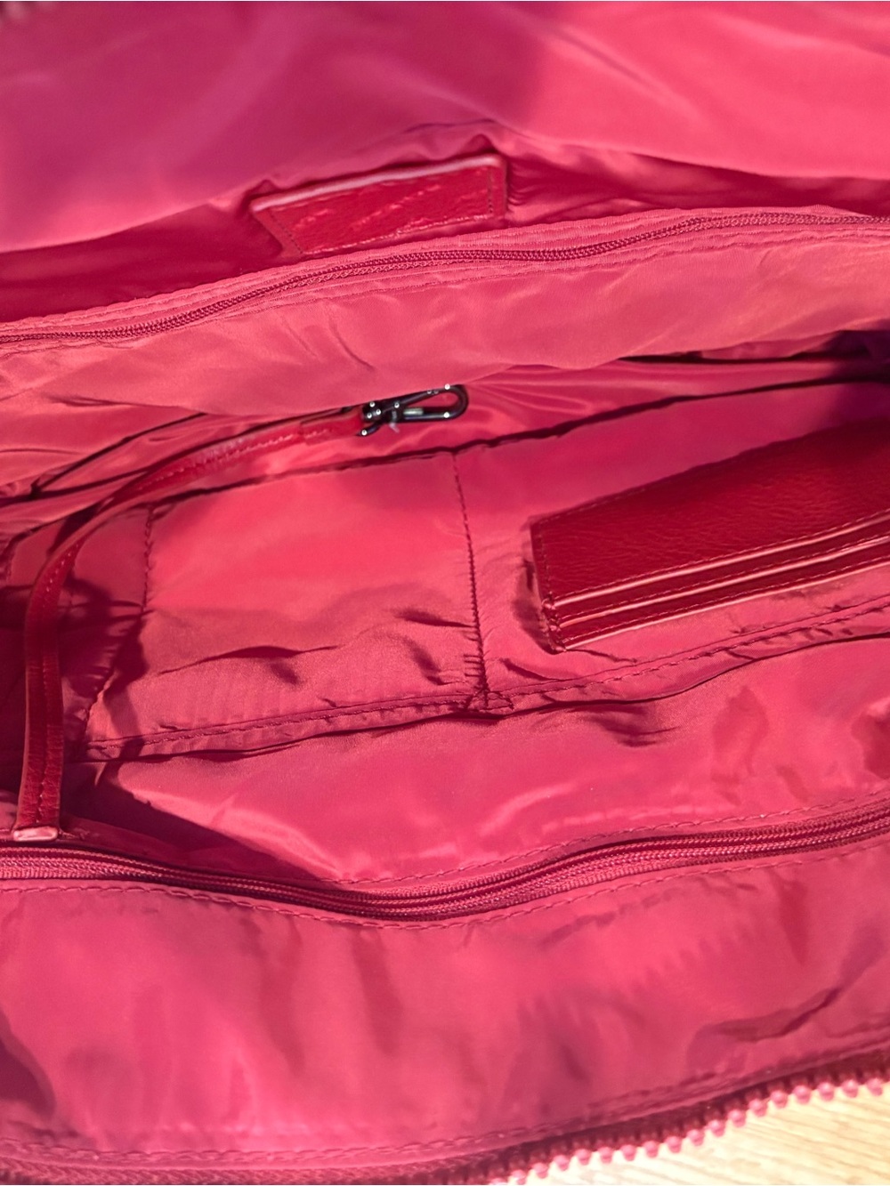 Desigual Red Tote with Embroidered Details - Picture 7 of 7